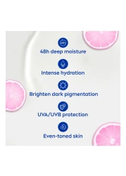 NIVEA Even Tone Body Lotion Natural Glow Complex &amp; Vitamin C UV Protection All Skin Types Jar 625ml