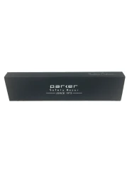 Parker Mens SR1 Stainless Steel Straight Edge Razor With 5 Parker Platinum Blades