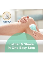 Schick Intuition Sensitive Skin Womens Razor Refills with Vitamin E Aloe Pack of 1count of 3