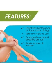 Surgi Wax Face Body Hair Bleaching Cream 15 ounces