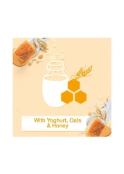 Johnson's Vita-Rich Smoothies Comforting Yogurt Honey And Oats Body Wash White 400ml+250ml