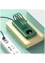 Yeasha,20000mAh Power Bank 10000mAh Powerbank Fast Charging Dual USB Type C External Battery Portable Charger For iPhone 12 Xiaomi Mi