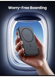 Radiotronics Magnetic Wireless Power Bank Fast Charging, 10000mAh MagSafe-Compatible Portable Charger PD 20W USB-C Battery Pack Compatible with iPhone 15/14/13/12 Plus/Pro/Pro Max/Min