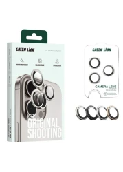 Green Lion HD Plus Camera Lens Protector for iPhone 16 Pro/16 Pro Max, Easy Installation, 9H Durable Glass, Anti Scratch, Anti Glare Coating, Shatter Protection (16 Pro/16 ProMax Black)