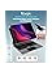 Moxedo Magic Wireless Keyboard with Smart Multi-Touch Trackpad USB-C Charging Port RGB Backlight with Leather Back Case Compatible for iPad 13 Air 2024 / iPad 12.9 Pro