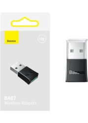 Baseus Bluetooth Adapter 5.3【Plug &amp; Play】USB Bluetooth Adapter for PC Bluetooth Dongle Adapter 20M Wide Range USB Bluetooth Receiver for Mouse Keyboard Headphone Speaker Compatible with Win 11/10/8.1
