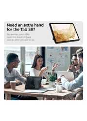 Spigen Tough Armor Pro Case For Samsung Galaxy Tab S8 S7 Gunmetal