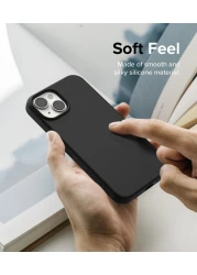 Ringke - Apple iPhone 14 Case Cover - Silicone Series- Black