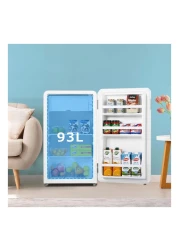 ميديا ثلاجة صغيرة بباب واحد MDRD142SLE01 أبيض 93 لتر
