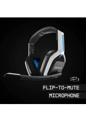 Astro Gaming A20 Wireless Headset Gen 2 For Playstation 5, Playstation 4, PC &amp; Mac - White/Blue
