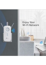 موسع شبكة Wi-Fi من TP-Link AC1750 RE450 يقضي على المناطق الميتة باستخدام شبكة Wi-Fi قوية