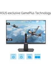 ASUS VA24EHF Eye Care Gaming Monitor &ndash; 24-inch (23.8-inch viewable), IPS, Full HD, Frameless, 100Hz, Adaptive-Sync, 1ms MPRT, HDMI, Low Blue Light, Flicker Free, Wall Mountable