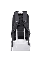 Arctic Hunter Durable Casual Daypack Water Resistant 23 L Computer Bag with Luggage Carry Strap Built in USB port and Anti-Theft pockets for Men and Women B00113C Black