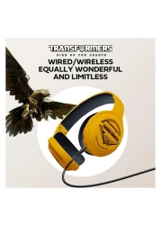 Transformers Bumble Bee Truly Wireless Bluetooth Over-Ear Headset TFG06, Yellow