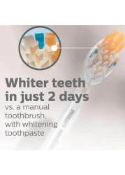 فيليبس آي 3 بريميوم سونيك الكل في واحد HX9092 رؤوس بديلة لفرشاة الأسنان بقياس موحد 2 قطع - أبيض