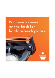 جيليت فيوجن 5 باور شفرات حلاقة فضية برتقالية 8 قطع