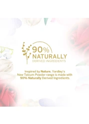 Yardley London Red Roses Perfumed Talcum Powder White 200g