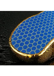 Glass Foot File Callus Remover - Nano Crystal Feet Scrubber for Cracked Heels &amp; Dead Skin - Portable Pedicure Tool for Travel, Smooth Feet in Minutes