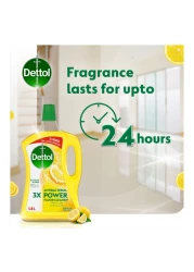 Dettol 3X Antibacterial Power Floor Cleaner Lemon 3L+1.8L