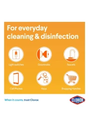 Clorox Disinfecting Wipes Crisp Lemon 75 Wet Wipes