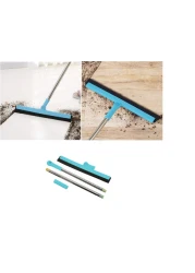 Aiwanto Extendable Long Handle Scrubber Brush &amp; Sweeper Wiper Bathroom Tile Floor Cleaning Brush Wiper Cleaning Accessories
