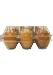 الجزيرة بيض ذهبي متوسط الحجم - أبيض 15 قطعة