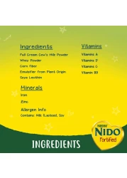 Nestle Nido Fortified Milk Powder Rich In Fiber Pouch 1800g