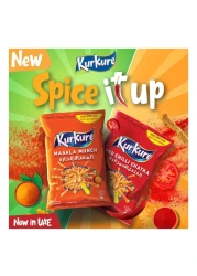 كوروكوري بافكورن وجبات خفيفة من الذرة المنفوخة بنكهة ماسالا المقرمشة 90 غرام