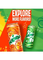 ميرندا قارورة مشروب غازي بالبرتقال بلاستيكية 1.25 لتر