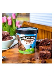 بن آند جيري علبة آيس كريم بشوكولاطه فادج براوني 473 ملل