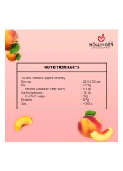 هولينغر عصير خوخ عضوي، 1 لتر حزمة من 2