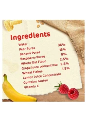 Nestle Cerelac Fruits Puree Pouch, Raspberry, Pear, Banana and Oats, from 6 Months, 90g