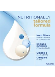 أبتاميل أدفانس جونيور تركيبة حليب خالية من زيت النخيل، المرحلة 3، من 1 إلى 3 سنوات، 400 غرام