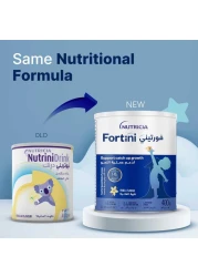 Fortini Milk Powder for Children, Vanilla, 1 to 10 Years, 400g