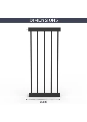 Baby Safe - Safety Gate Extension 35cm - Black
