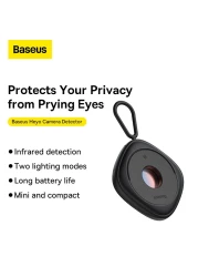 Baseus Hidden Camera Detectors, Infrared Detector, Hotel Anti-Camera Anti-Peeping Tool, Camera Detector, Anti-Monitoring Inspection Detector for Hotel Bathroom, Spy Camera Detector (Black)