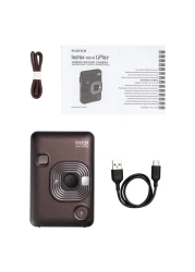 فوجي فيلم إنستاكس ميني ليبلاي كاميرا هجينة فورية برونزية داكنة