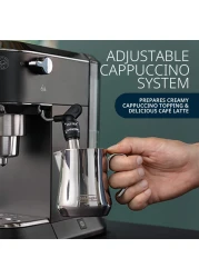 DeLonghi Espresso Coffee Machine Dedica Style Manual Barista Pump EC685.BK Black