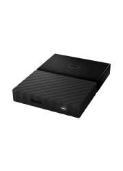 دبليو دي هارد ديسك خارجي محمول ماي باسبورت، 2 تيرابايت - اسود