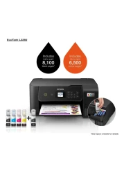 إبسون ايكو تانك L3260 طابعة واي فاي الكل في واحد بخزان حبر- اسود