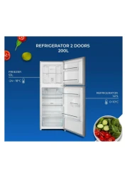 ويست بوينت ثلاجة ذات التركيب العلوي WNN3023ERI سعة 250 لتر -فضية-