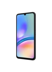 سامسونغ A05S هاتف ثنائي الشريحة، RAM سعة 4 غيغابايت، 128 غيغابايت، يدعم 4G LTE - أسود