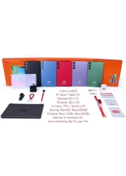 CM835 256GB BUILT IN RAM 8 Smart Tablet Android 8-Inch IPS Screen 5G LTE Single SIM WiFi,CM835 Kids Tab Zoom Supported Tablet PC with Pre-installed Tempered Glass and Flip Case Cover (GREEN)