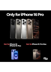 حافظة iPhone 16 Pro Clear MagSafe، حماية من الدرجة العسكرية iPhone16 Pro Max حافظة هاتف واقية مقاومة للصدمات ومغناطيس قوي، مضادة للخدش ومضادة لبصمات الأصابع بدون إطار عدسة، مضادة للاصفرار