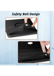 MobiStore Case for iPad 10th Generation 10.9 Inch 2022 Released Model Number: A2696 A2757 A2777-360 Degree Rotating Protective Stand Cover&nbsp;Black