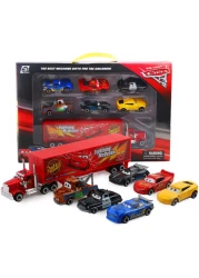 7 Pieces Cars Toy Set Deluxe Cars Toy Set Gift for Kids Birthday Gift Idea