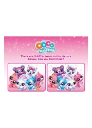 Zuru Coco Surprise Cones Classics Poncho Stuff Plush Toy Assorted