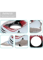 AIRMYFUN SWIM RING GREAT WHITE , 177x127CM ,14+ Years