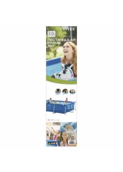 Intex Rectangular Frame Pool Blue 3x2x0.75m