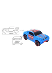 سكودل مارفل مايتيست لعبة سيارة الدفع الرباعي بطبعة سبايدرمان قابلة للسحب للخلف